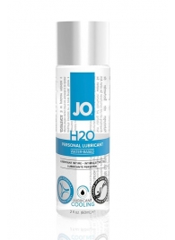 Охлаждающий лубрикант на водной основе JO Personal Lubricant H2O COOLING - 60 мл. - System JO - купить с доставкой в Салавате