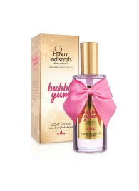 Разогревающее массажное масло Light My Fire Bubble Gum с ароматом бабл-гам - 100 мл. - Bijoux Indiscrets - купить с доставкой в Салавате