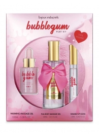 Набор средств для массажа и ласк Bubblegum Play Kit - Bijoux Indiscrets - купить с доставкой в Салавате