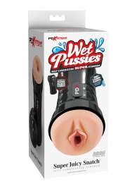 Мастурбатор-вагина в колбе Super Juicy Snatch - Pipedream - в Салавате купить с доставкой