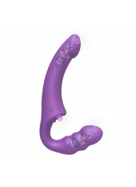 Фиолетовый безремневой страпон Straples Strap-On Dildo - Erokay - купить с доставкой в Салавате