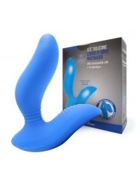 Синий вибромассажер простаты 3,5’’ Curve P-spot Massager - 12 см. - Erokay - в Салавате купить с доставкой
