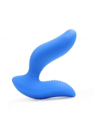 Синий вибромассажер простаты 3,5’’ Curve P-spot Massager - 12 см. - Erokay - в Салавате купить с доставкой