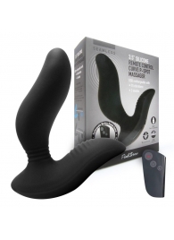 Черный вибромассажер простаты 3,5’’ Remote Control Curve P-spot Massager - 12 см. - Erokay - в Салавате купить с доставкой