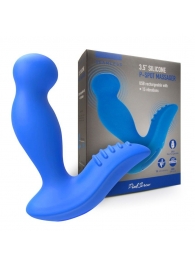 Синий вибромассажер простаты 3,5’’ P-spot Massager - 12,5 см. - Erokay - в Салавате купить с доставкой