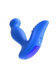 Синий вибромассажер простаты 3,5’’ Remote Control P-spot Massager - 12,5 см. - Erokay - в Салавате купить с доставкой