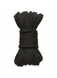 Черная верёвка для связывания и фиксации Bind Tie - 9,14 м. - Doc Johnson - купить с доставкой в Салавате