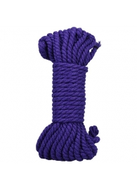 Фиолетовая верёвка для связывания и фиксации Bind Tie - 9,14 м. - Doc Johnson - купить с доставкой в Салавате