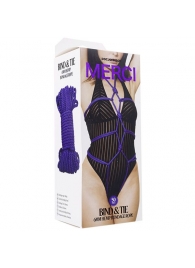 Фиолетовая верёвка для связывания и фиксации Bind Tie - 15,24 м. - Doc Johnson - купить с доставкой в Салавате