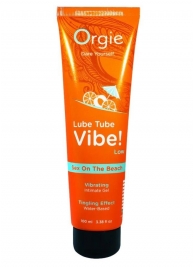 Гель с эффектом вибрации Lube Tube Vibe Low Sex On The Beach - 100 мл. - ORGIE - купить с доставкой в Салавате