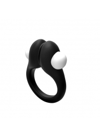 Черное эрекционное кольцо Zippy Vibrating Ring With Bullet - Adrien Lastic - в Салавате купить с доставкой