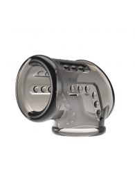 Дымчатая насадка на пенис и мошонку - Baile - в Салавате купить с доставкой