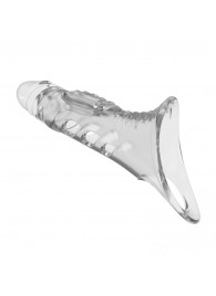 Прозрачная насадка на пенис - 22 см. - Baile - в Салавате купить с доставкой