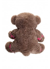 Бондажный набор: бурый мишка с розовыми оковами и наручниками - Pecado - купить с доставкой в Салавате