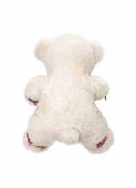 Бондажный набор: белый мишка с розовыми оковами и наручниками - Pecado - купить с доставкой в Салавате