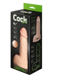Телесный фаллоудлинитель с мошонкой Cock Next - 17 см. - LOVETOY (А-Полимер) - в Салавате купить с доставкой