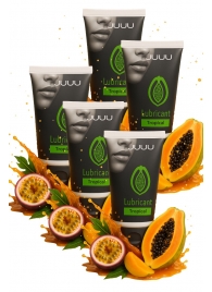 Набор из 5 съедобных лубрикантов JUJU со вкусом тропических фруктов - JuJu - купить с доставкой в Салавате