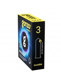 Супертонкие презервативы Ganzo Invisible - 3 шт. - Ganzo - купить с доставкой в Салавате