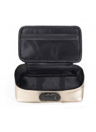 Золотистая сумочка для хранения игрушек Discreet Box - Dorcel - купить с доставкой в Салавате