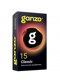 Классические презервативы с обильной смазкой Ganzo Classic - 15 шт. - Ganzo - купить с доставкой в Салавате
