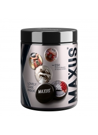 Черные утолщенные презервативы MAXUS Extra Strong с железным кейсом - 15 шт. - Maxus - купить с доставкой в Салавате