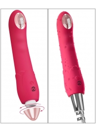 Малиновая насадка на душ с вибрацией Showers to orgasm - 20,1 см. - Orion - купить с доставкой в Салавате