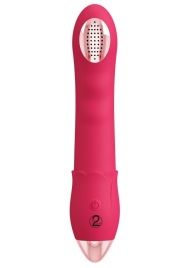 Малиновая насадка на душ с вибрацией Showers to orgasm - 20,1 см. - Orion - купить с доставкой в Салавате