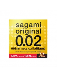 Презерватив увеличенного размера Sagami Original 0.02 XL-size - 1 шт. - Sagami - купить с доставкой в Салавате