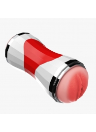 Двусторонний мастурбатор в колбе Power Grip Cup - вагина и ротик - Boys of Toys - в Салавате купить с доставкой