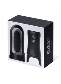 Набор Tenga Flip Zero Electronic Vibrotation: мастурбатор с вибрацией и устройство вращения - Tenga - в Салавате купить с доставкой