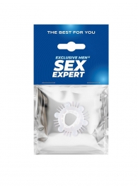 Стимулирующая насадка на пенис с несколькими видами рельефа - Sex Expert - в Салавате купить с доставкой