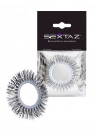 Круглое эрекционное кольцо с длинными «ресничками» - Sextaz - в Салавате купить с доставкой