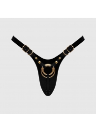 Черный пояс для фиксации насадок Strap-On-Me Leatherette Harness Fabulous - Strap-on-me - купить с доставкой в Салавате