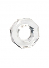 Прозрачное эрекционное кольцо в форме гайки - Sex Expert - в Салавате купить с доставкой