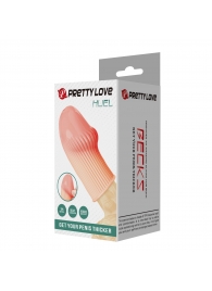 Телесная насадка на пенис Huel - 9 см. - Baile - в Салавате купить с доставкой