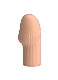 Телесная насадка на пенис Huel - 9 см. - Baile - в Салавате купить с доставкой