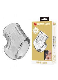 Прозрачная насадка на пенис и мошонку - Baile - в Салавате купить с доставкой