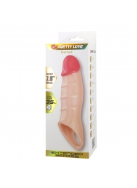 Телесная удлиняющая насадка на пенис Darnel - Baile - в Салавате купить с доставкой