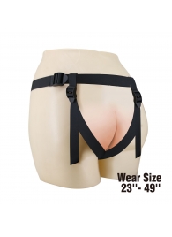 Черные трусики харнесс с платформой Caludio I - Baile - купить с доставкой в Салавате