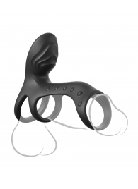 Черная насадка на пенис Ultimate Couples Cage Pro - Pipedream - в Салавате купить с доставкой