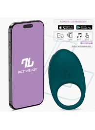 Зеленое интерактивное виброкольцо Ringo - Intoyou - в Салавате купить с доставкой