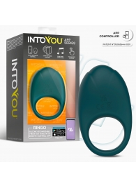 Зеленое интерактивное виброкольцо Ringo - Intoyou - в Салавате купить с доставкой