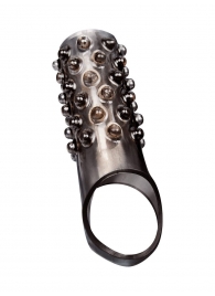 Дымчатая насадка на пенис с выпуклостями - 12 см. - Sex Expert - в Салавате купить с доставкой