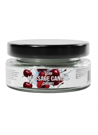 Массажная свеча «Спелая вишня» - 50 мл. - SGAN - купить с доставкой в Салавате
