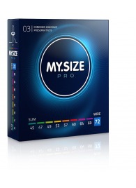 Презервативы MY.SIZE размер 72 - 3 шт. - My.Size - купить с доставкой в Салавате