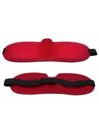 Красная глухая маска на резинке - Sitabella - купить с доставкой в Салавате