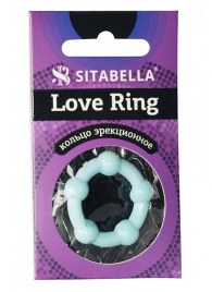 Цветное эрекционное кольцо Love Ring с бусинами - Sitabella - в Салавате купить с доставкой