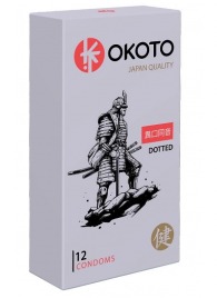 Точечные презервативы OKOTO Dotted - 12 шт. - Sitabella - купить с доставкой в Салавате