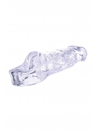 Прозрачная насадка-удлинитель Length Enhancer с подхватом - 16 см. - NMC - в Салавате купить с доставкой