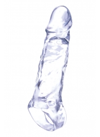 Прозрачная насадка-удлинитель Length Enhancer с подхватом - 16 см. - NMC - в Салавате купить с доставкой